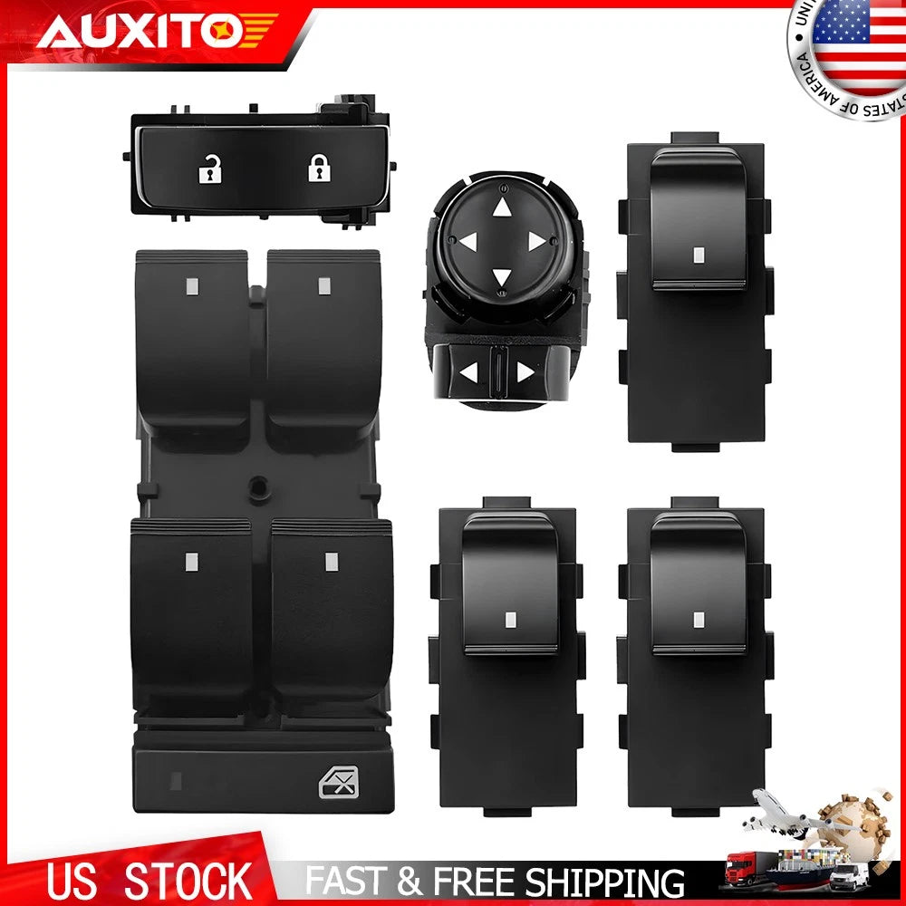 Set of 2 Window Switches for Chevy GMC (2007–2013)