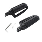 10mm Matte Black Footrest Pegs for Harley XL883 1200 Sportster (2004–2023)