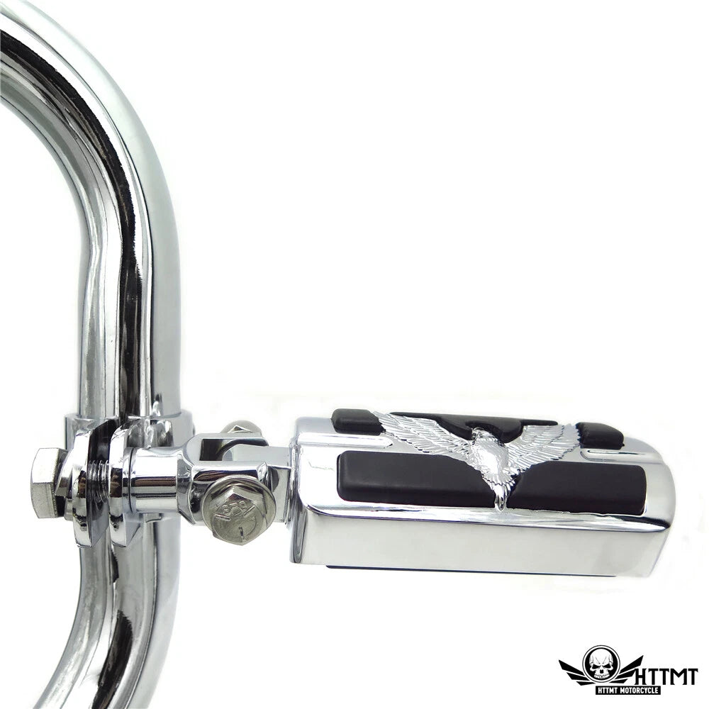 Foot Peg Clamp for Harley Sportster (1", 1-1/4", Chrome)