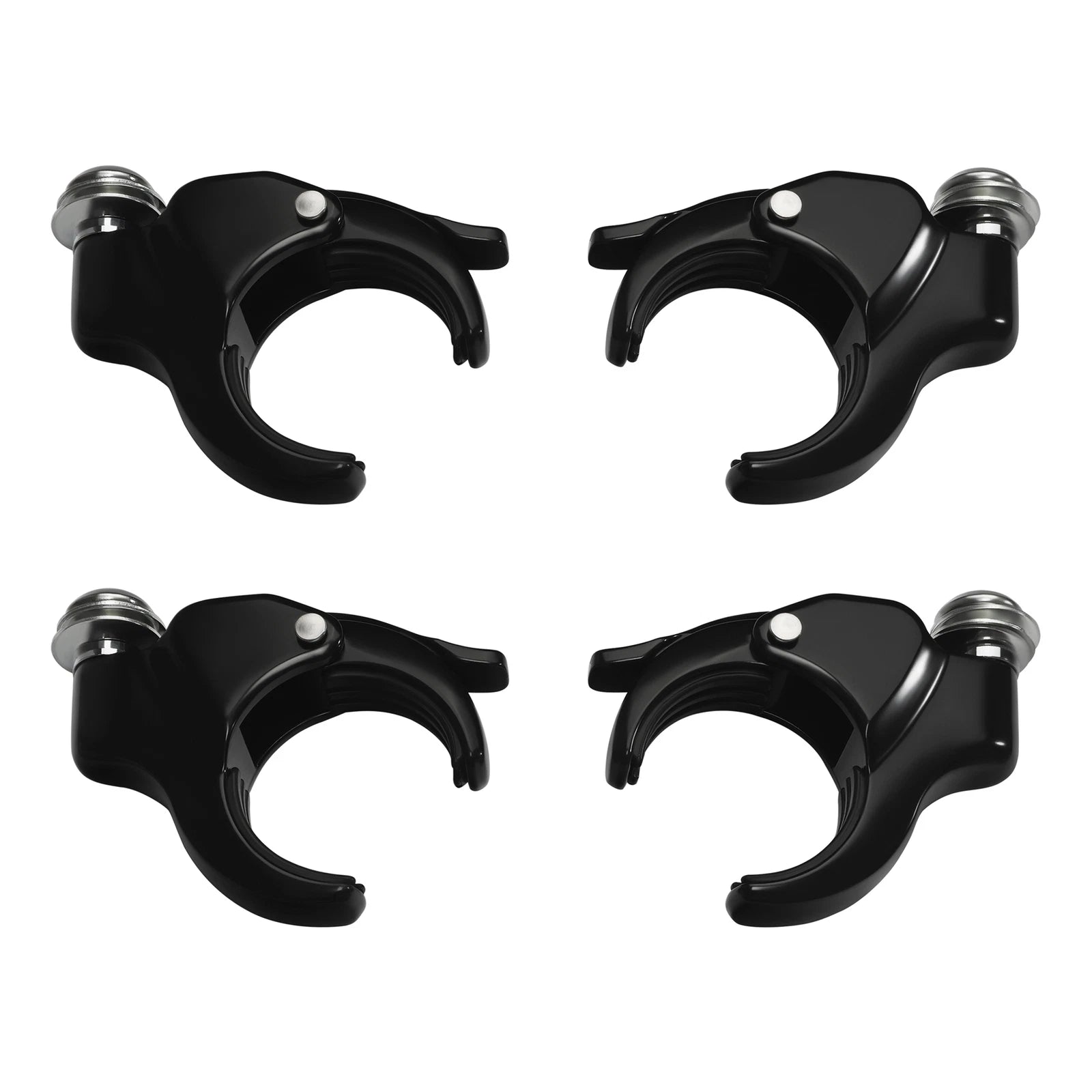 Set of 4 Windshield Clamps for Harley Breakout FXBRS, Street Bob FXBB (2018–2024)