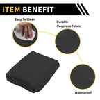 Center Console Lid Armrest Cover for Ford F-150 (2015–2023) Microfiber Leather
