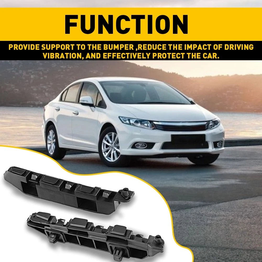 2X Headlight Bumper Bracket for Civic Sedan (2012–2015)