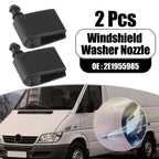 2pcs Front Windshield Washer Nozzle for Mercedes-Benz Sprinter 3500 (2010–2018) OE 2E1955985
