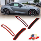 4X Smoke LED Side Marker Lights for Toyota GR Supra (2020–2025)