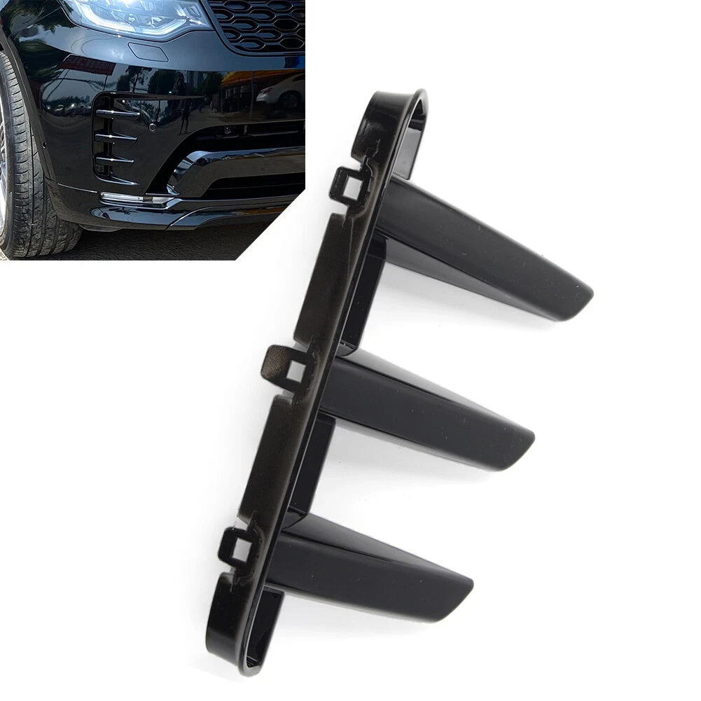 Glossy Black Front Bumper Grille Air Vent Cover for Land Rover Discovery 5 (2021–2022)