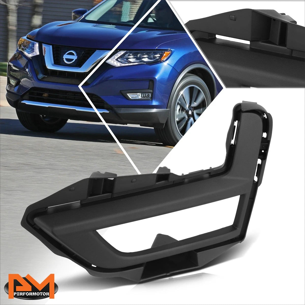 Fog Light Bezel Cover for Nissan Rogue (2017–2020)