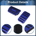 2 Pcs Manual Foot Accelerator Pedal Covers for Honda Step Wagon  Blue