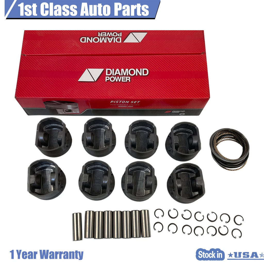 Set of 4 Piston Rings for Ford Lincoln 5.4L Triton (1997–2008)