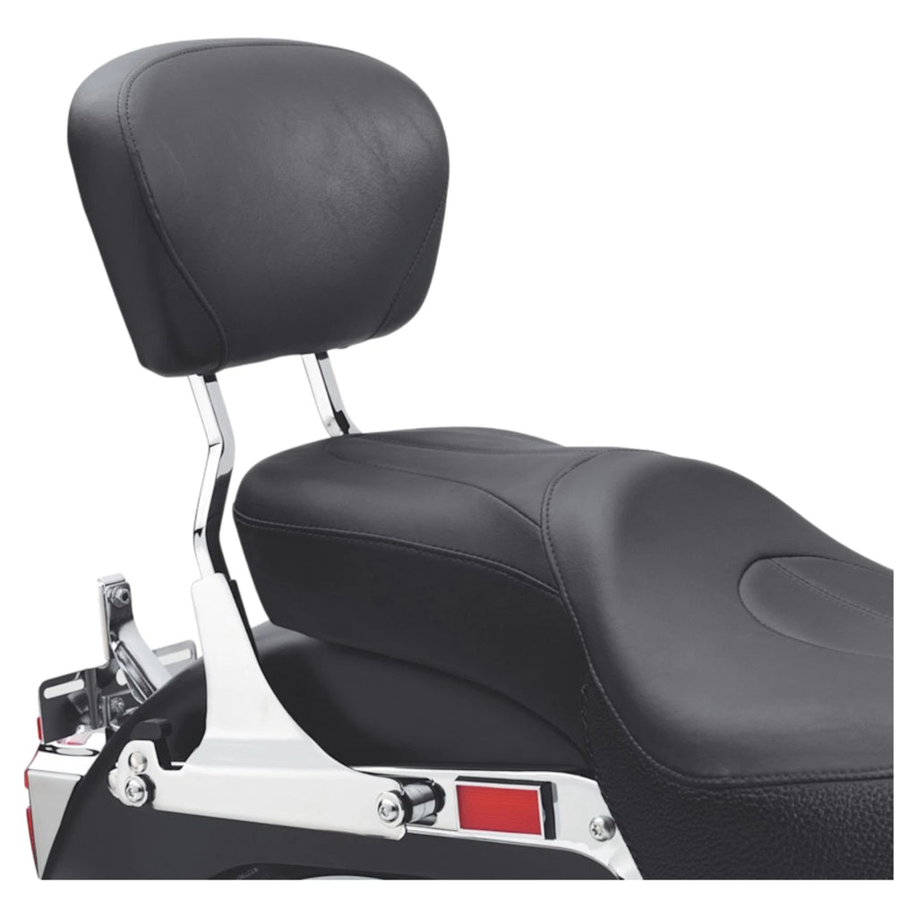 Genuine Black Smooth Bucket Low Passenger Backrest Pad for Harley Davidson (1998)