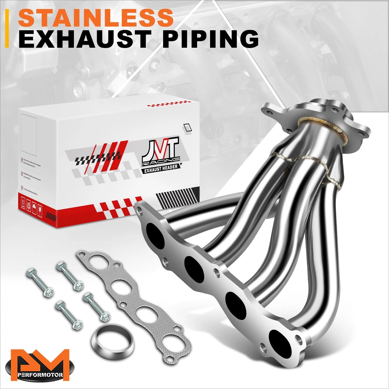 Long Tube Exhaust Header Set for Acura RSX (2002–2006) & Honda Civic Si/Sir