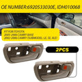 2X Inside Door Handle Beige Right Passenger Side for Toyota Camry (2002–2006)