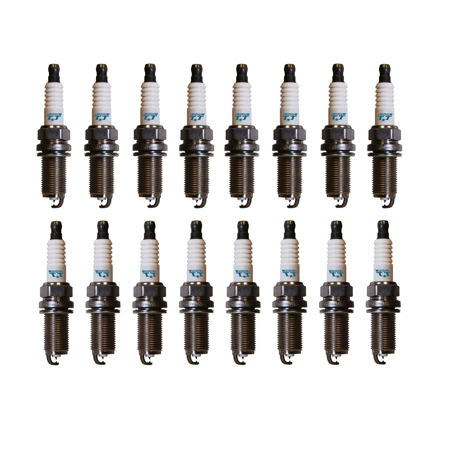 Set of 16 Spark Plugs Denso Iridium TT 4703 for Chrysler Dodge Nissan Infiniti (V8)