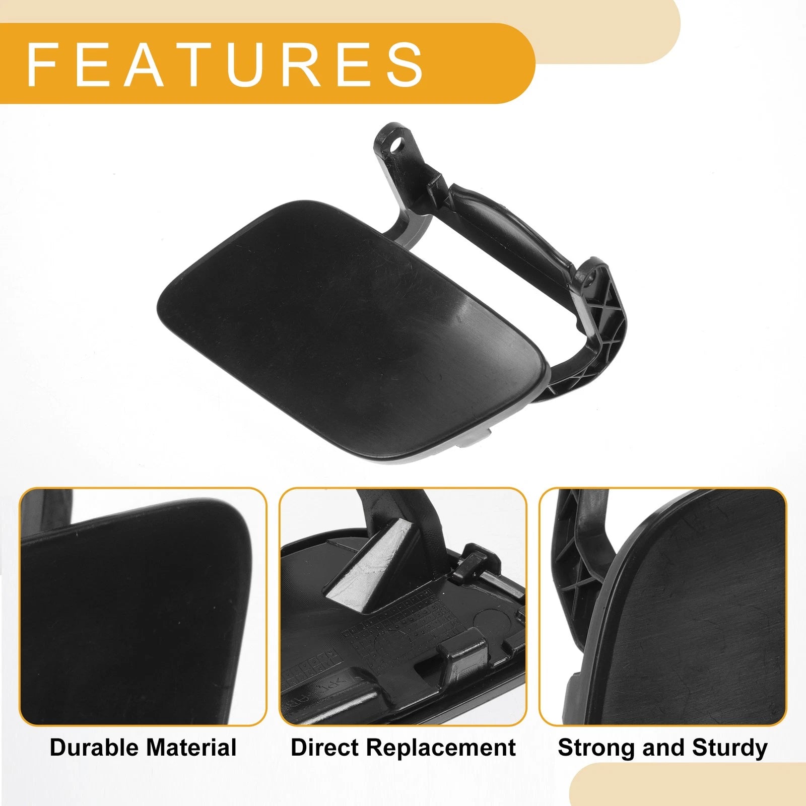 Front Left Washer Nozzle Cover Cap for Audi Q5 (2013–2017) 1 Pc Unpainted