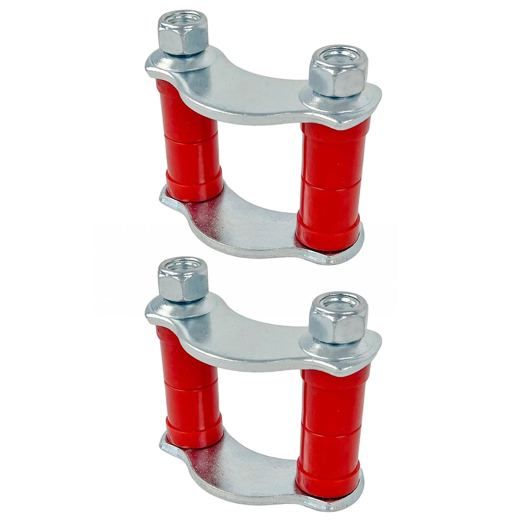 2X Rear Leaf Spring Polyurethane Shackle for Chevrolet Bel Air 150 210 (1955)