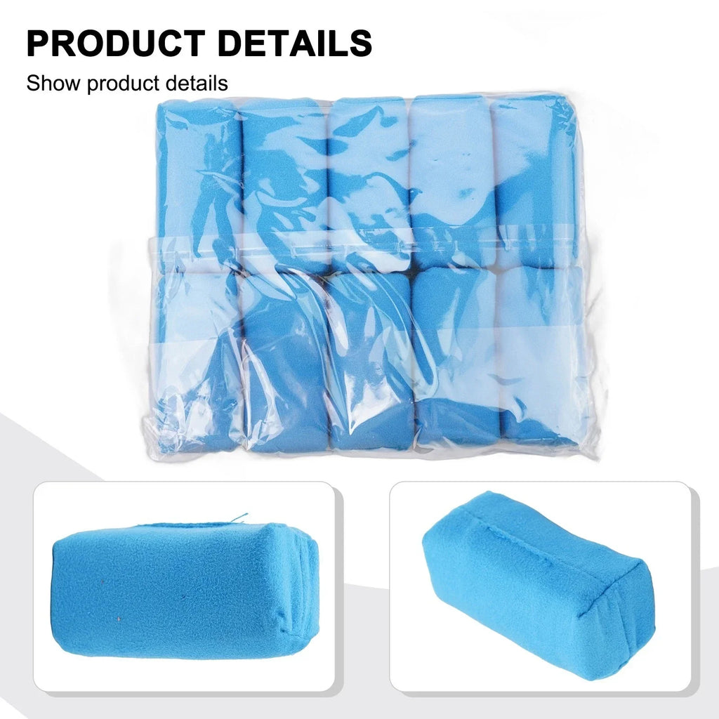 Suede Sponge Applicator / 8cm Square / Suede Sponge Applicator for Car Detailing