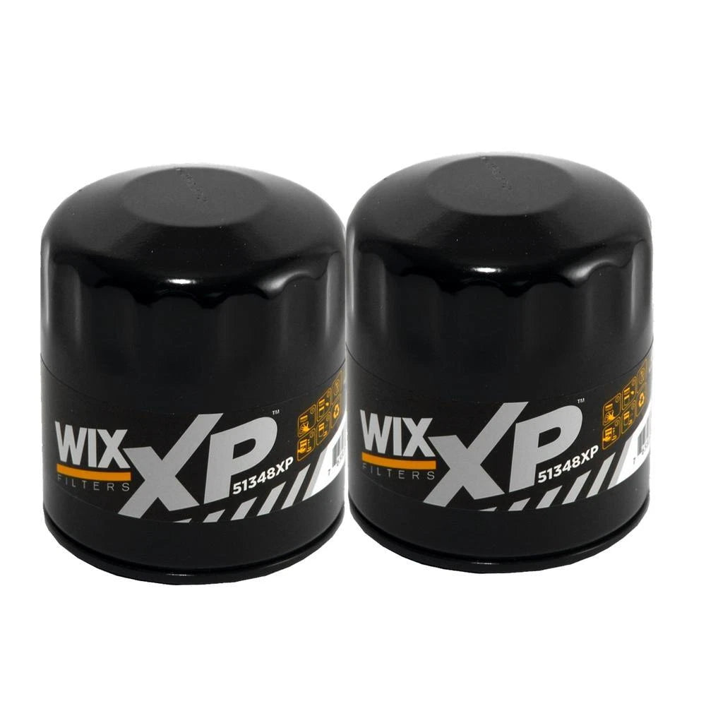2X Wix 51348XP Engine Oil Filter Kit for Heavy Duty Applications (2010–2023)