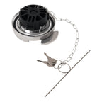 Anti-Theft Cap with Chain for Peterbilt 378 379 384 385 386 (1987–2016)