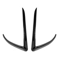 Front Fog Light Eyebrow Cover Trim Kit Carbon Fiber for Tesla Model X (2015–2020)