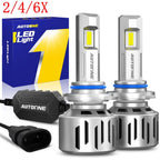 2X 9005 LED Headlight Bulb Conversion Kit for