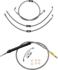 LA Choppers Handlebar Cable/Brake Line Kit for Harley (12"-14" Ape)