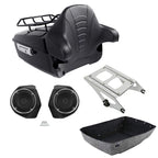 Trunk Luggage Rack Pad Speaker for Harley Touring Road Glide (2014–2026)