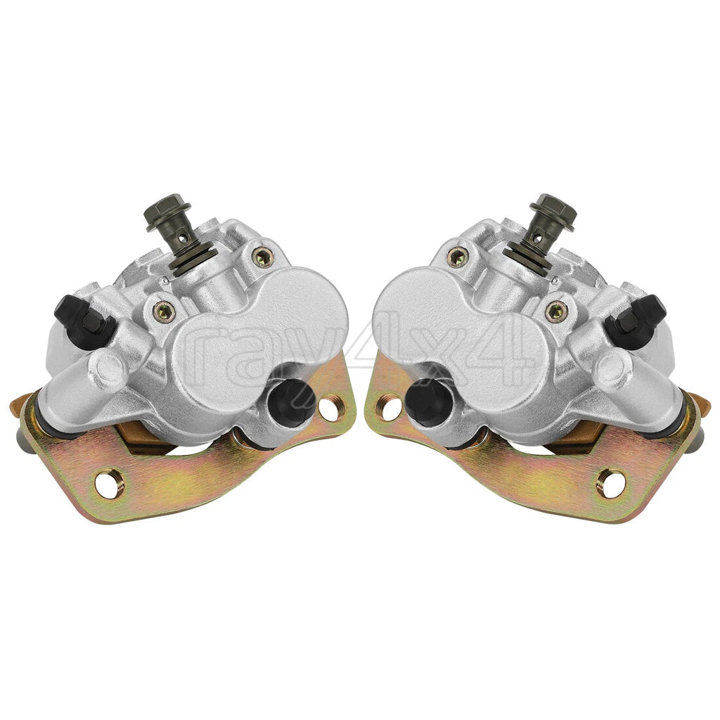 Front Left Right Brake Caliper & Pads for Yamaha Rhino 660 YXR660 (2004–2007)