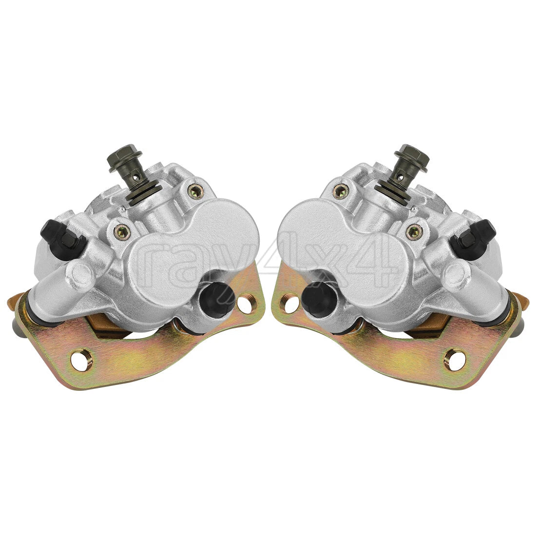 Front Left Right Brake Caliper & Pads for Yamaha Rhino 660 YXR660 (2004–2007)