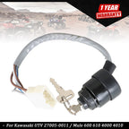Ignition Key Switch for Kawasaki Mule 600 610 4000 4010 (2005–2016)