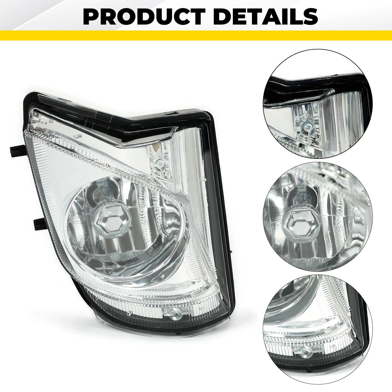 Pair Fog Lights for Lexus IS250 IS350 (2006–2010) - Clear, Bulbs Included