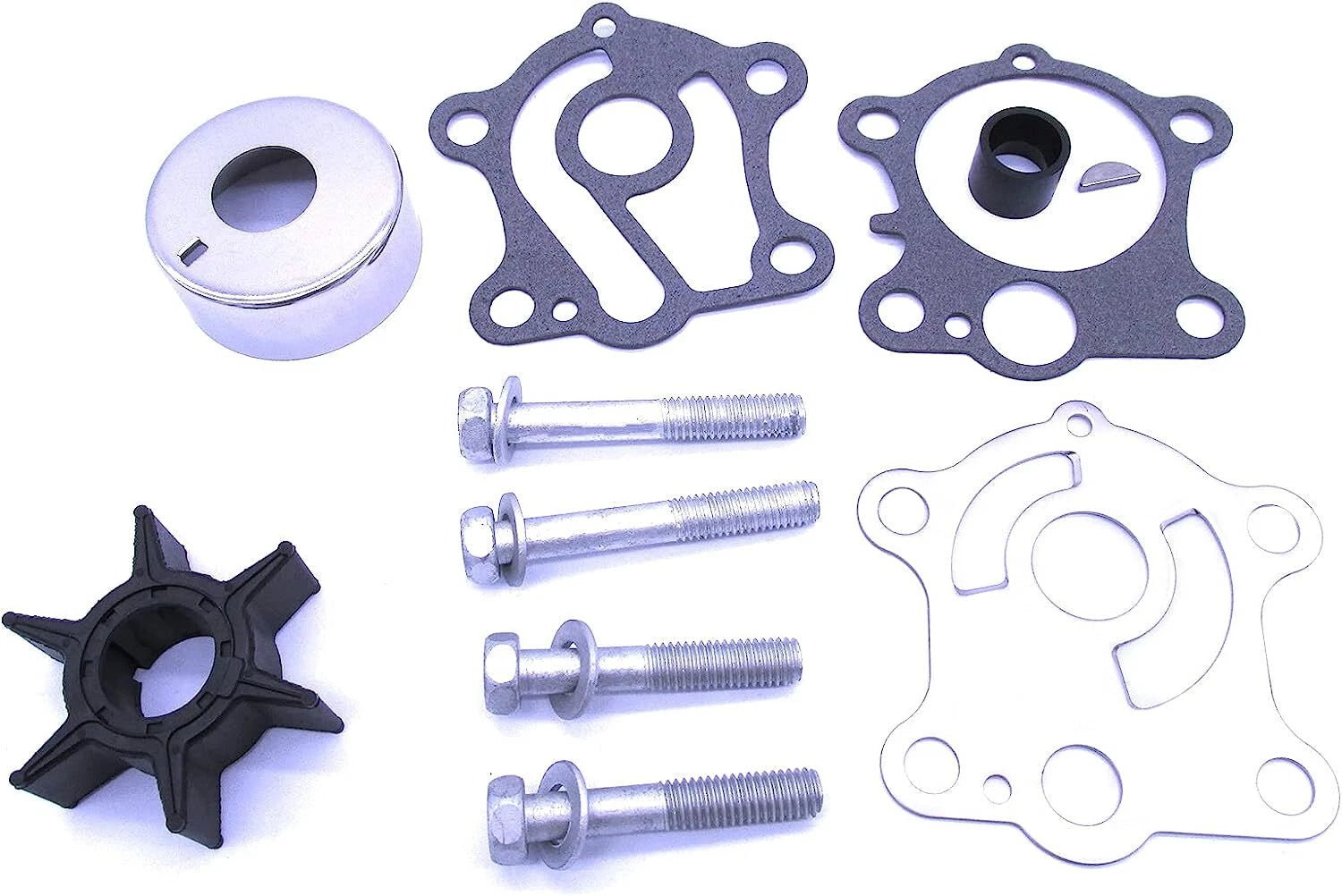 Water Pump Impeller Kit for Yamaha 2Stroke Outboard (663-W0078-00, 84188M)