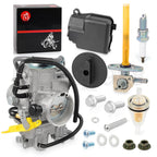 Carburetor & Fuel Valve Petcock Kit for Honda 400EX TRX400EX TRX400X (1999–2014)