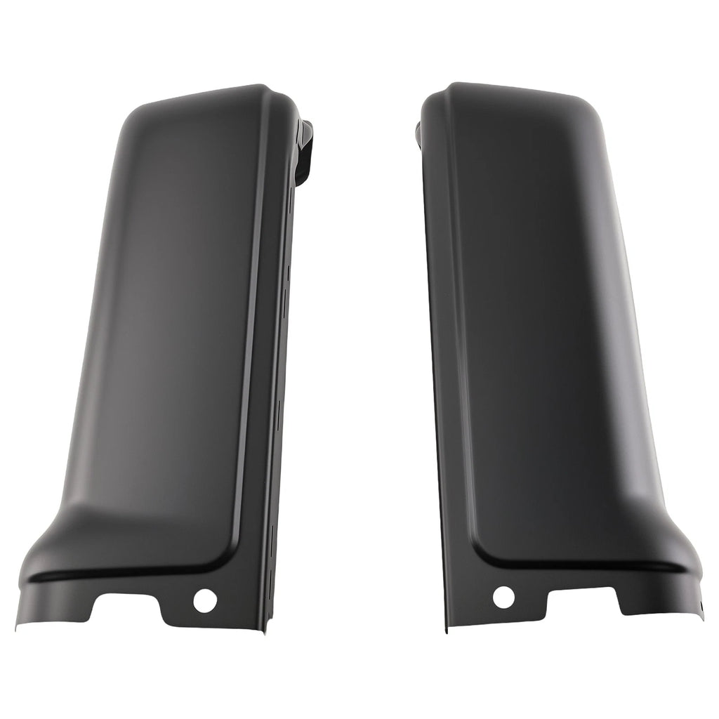 Set of 2 Black Steel Rear Bumper Ends for Ford F150 (2009–2014) 9L3Z17906CPTM LR