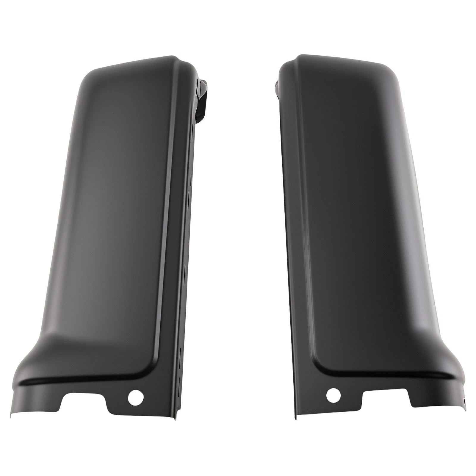 Set of 2 Black Steel Rear Bumper Ends for Ford F150 (2009–2014) 9L3Z17906CPTM LR