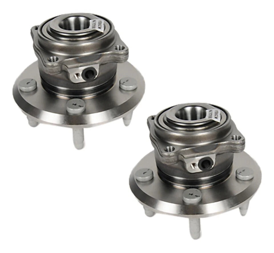 Set of 2 Rear AWD Wheel Bearings & Hubs for Chevy Equinox GMC Terrain (2010–2017)