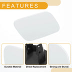 Front Right Washer Nozzle Cover Cap for Audi A4 (2005–2008) 1Pcs White