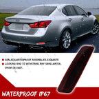 2X Red LED Rear Reflector Tail Lights for Lexus ES (2013–2018)
