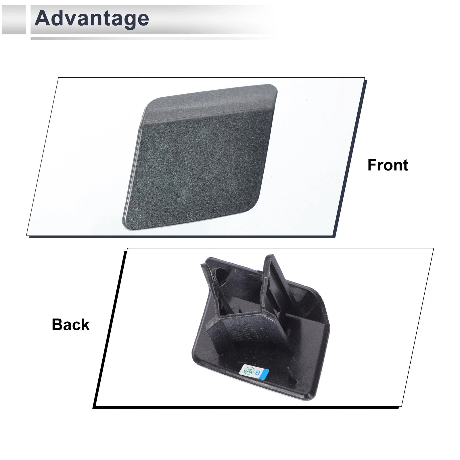 Bumper Headlight Washer Nozzle Cover Cap for BMW X5 F15 (2014–2018)