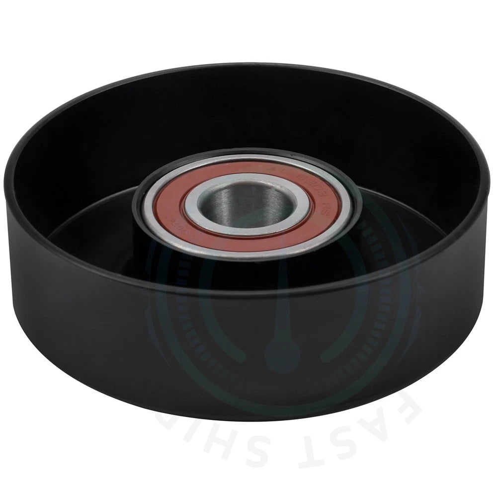 Aluminum Serpentine Drive Belt Idler Pulley for Ford Chevy GMC Jeep Cadillac