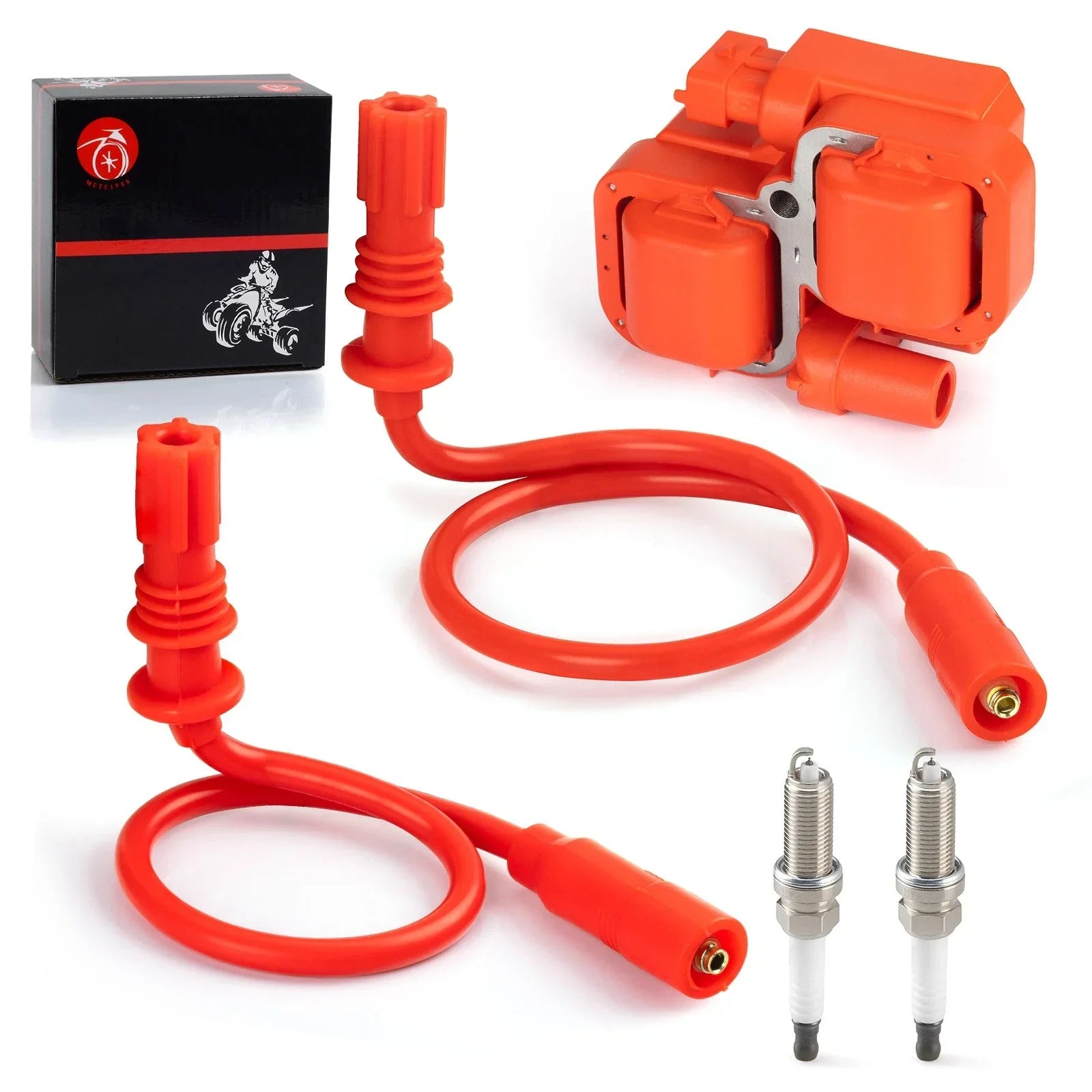 Ignition Coil w Spark Plug Wire for Polaris Scrambler 1000 SP 850
