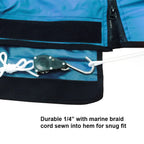Fishing Boat Cover for Sea Pro 235 CC (Hard-Top, Blue)