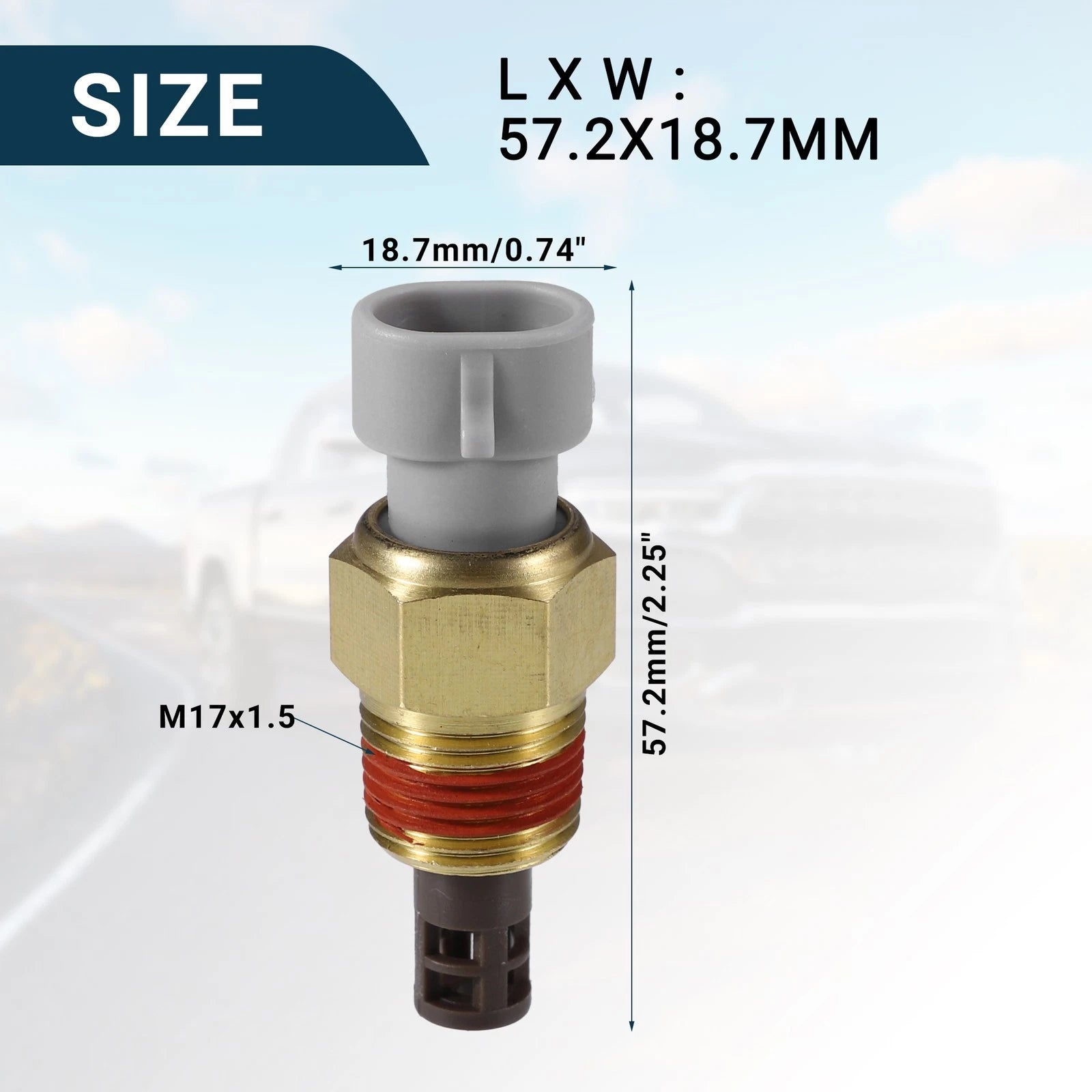 Coolant Temperature Sensor for GMC C3500 (1990–2000) No. 25037225