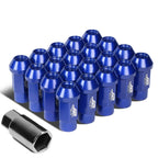 20Pcs J2 7075-T6 Forged Aluminum M12x1.25 Open-End Lug Nut Set for