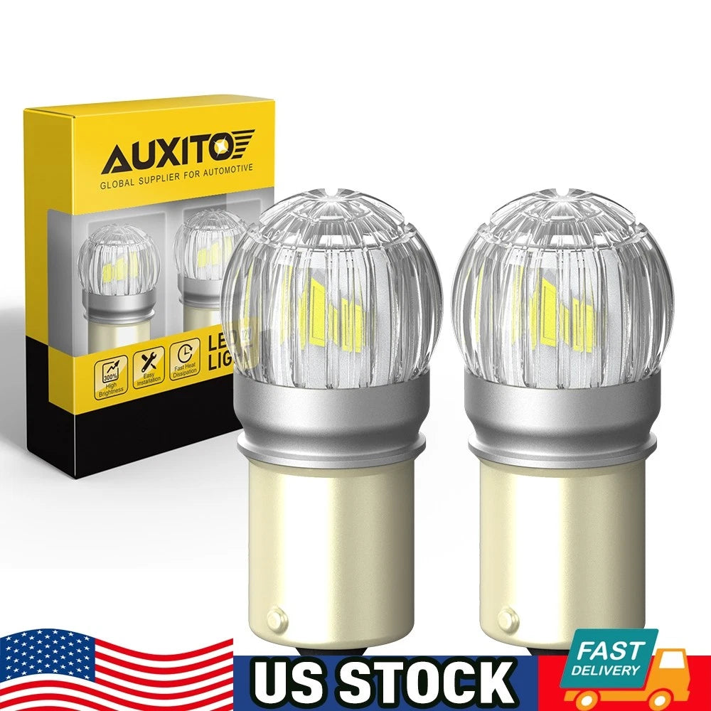 2X BA15S LED Reverse Backup Light Bulb 7506 1156 6000K for Ram 1500 (1994–2001)