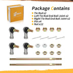 2X Tie Rod End Kit for Honda FourTrax TRX200SX 2x4 (1986–1988) 53521-HB3-000