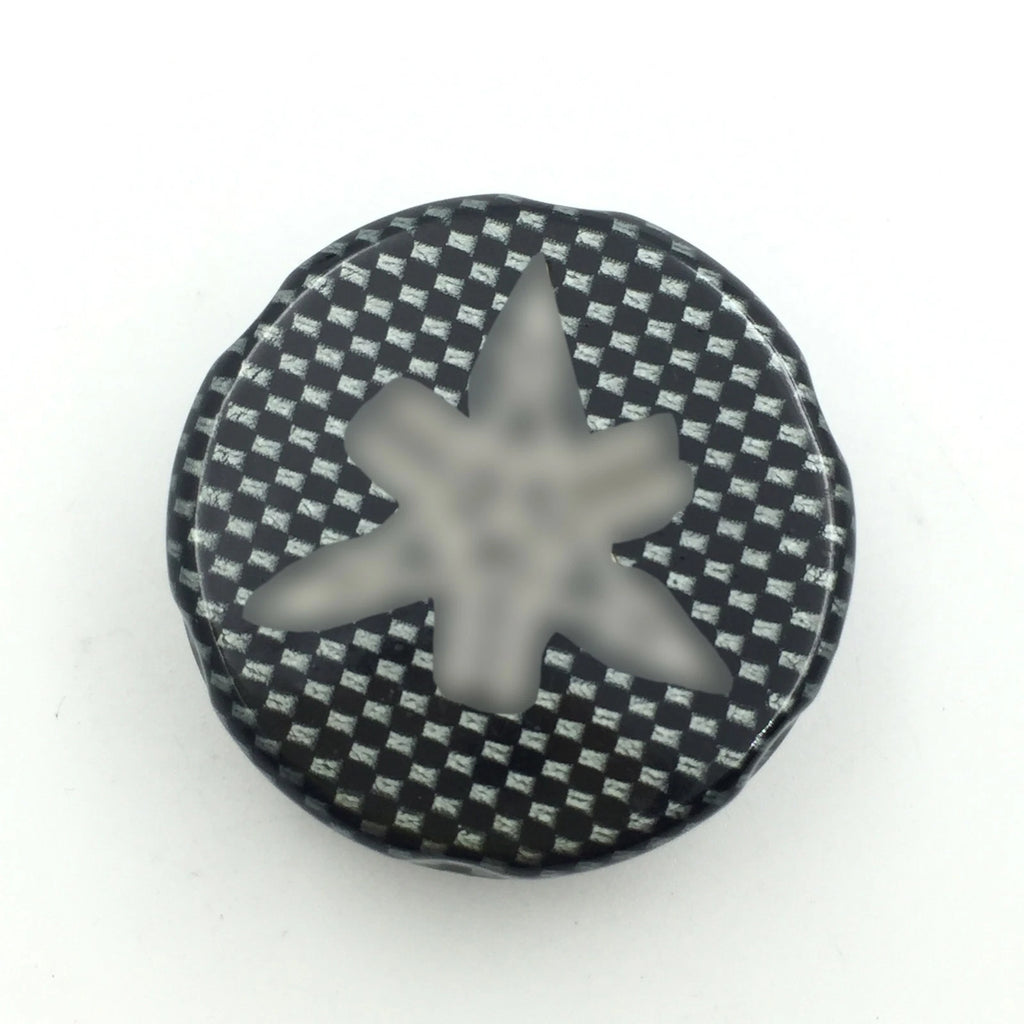 Carbon Fluid Reservoir Cap Cover for Yamaha FZ1 (2001–2009), R1 (1998–2009), R6 (1999–2009)