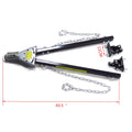 5000 lb Adjustable Tow Bar for Truck Trailer Car (Tow Bar with Chain)