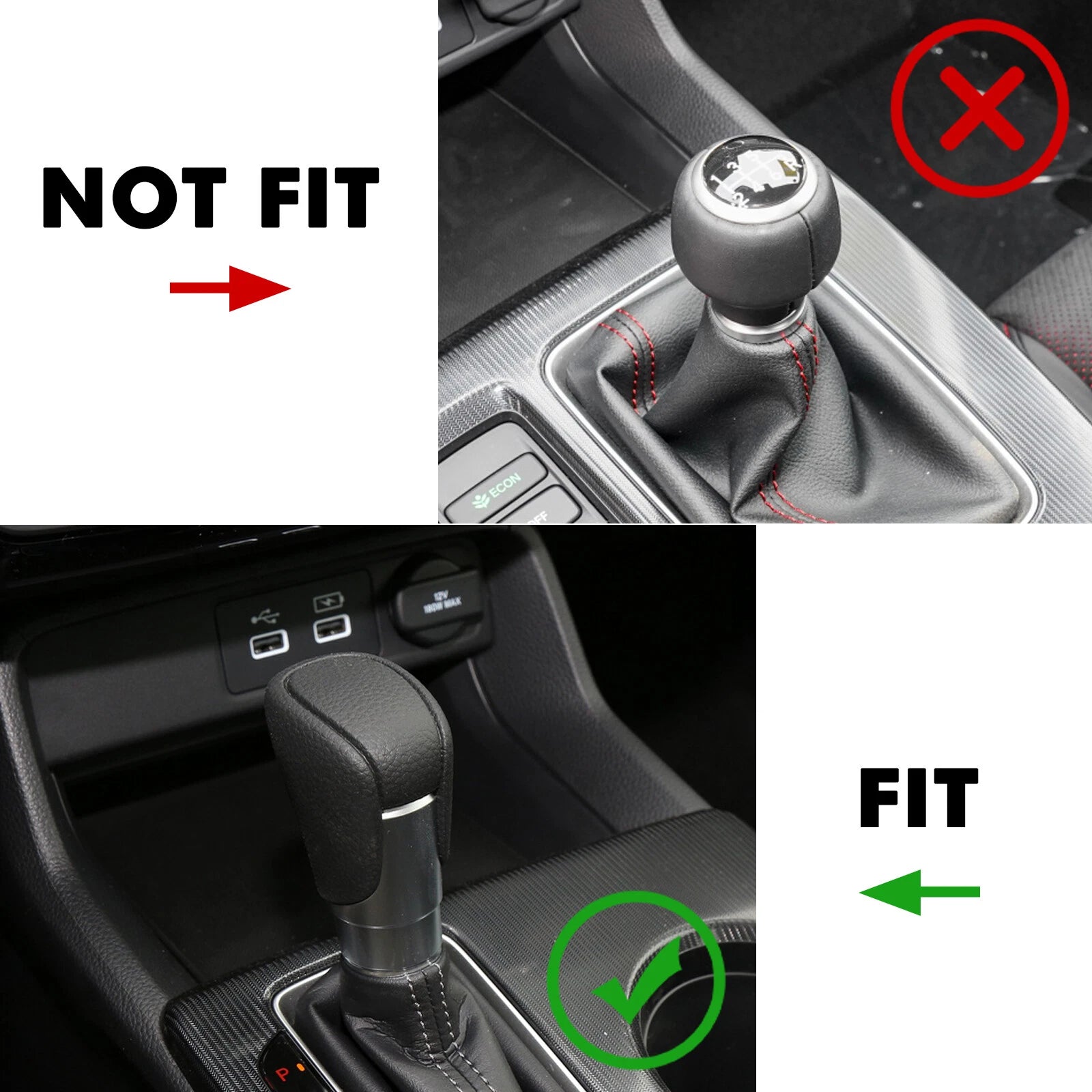 Blue Interior Trim Cover Accessories for Honda Civic 11th Gen (2022-2024)