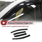 Window Deflectors for Honda Fit Side Window Vent Visors Black 2009-2014