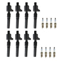 Set of 8 Ignition Coils & 8 Iridium Spark Plugs for Ford Lincoln