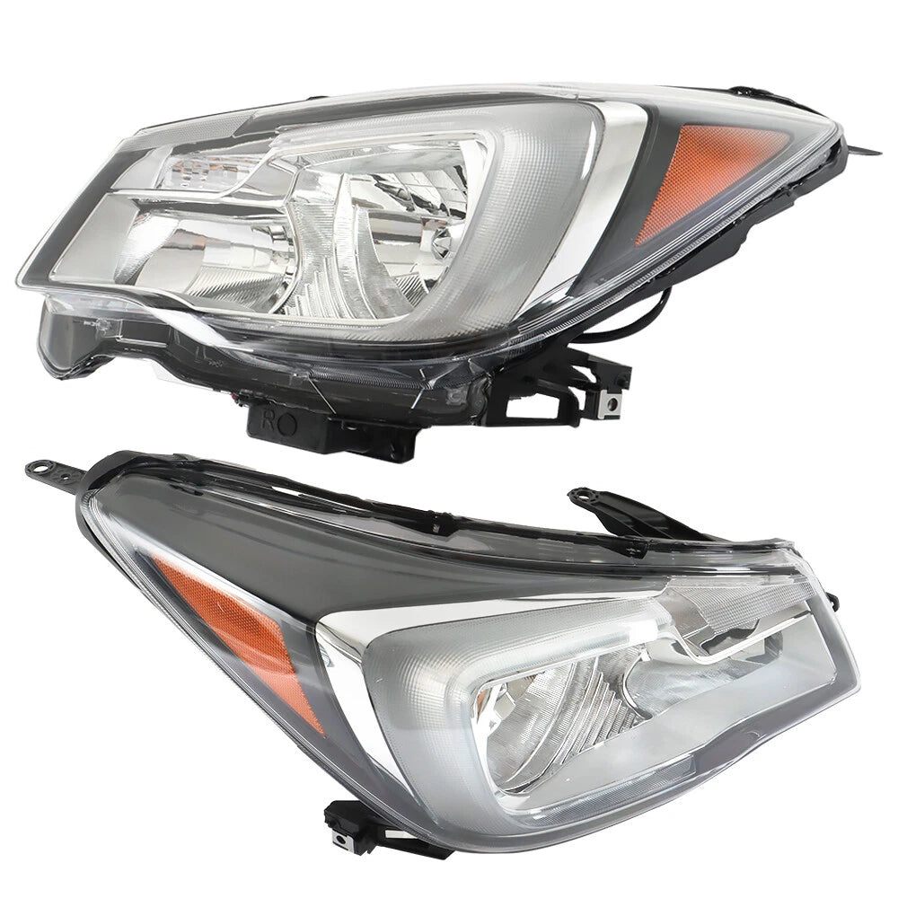 Headlights Pair for Subaru Forester (2017-2018) Halogen Clear